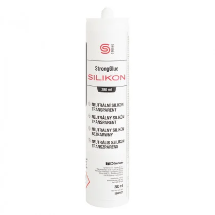 StrongGlue Neutrální silikon transparent 280ml Ihned K Objednání