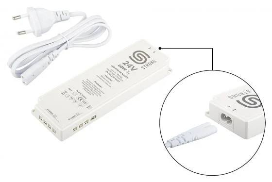 StrongLumio napájecí zdroj 24V - 60W (7x mini konektor + 1x 3PIN konektor) Super Cena