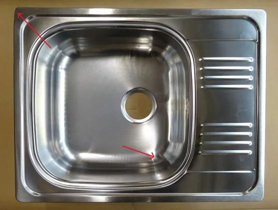 StrongSinks S1 Dřez Odra leštěná nerez 652x503 s odkapem - POŠKOZENÉ Nová Kolekce