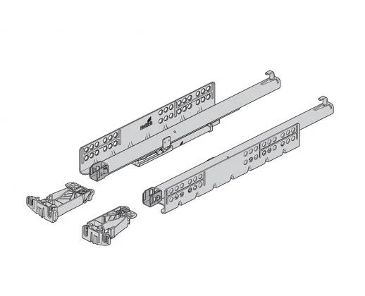 K-HETTICH Quadro YOU skrytý celovýsuv 450mm/30kg, sada pro 16mm, spojky, PTO Ihned K Objednání