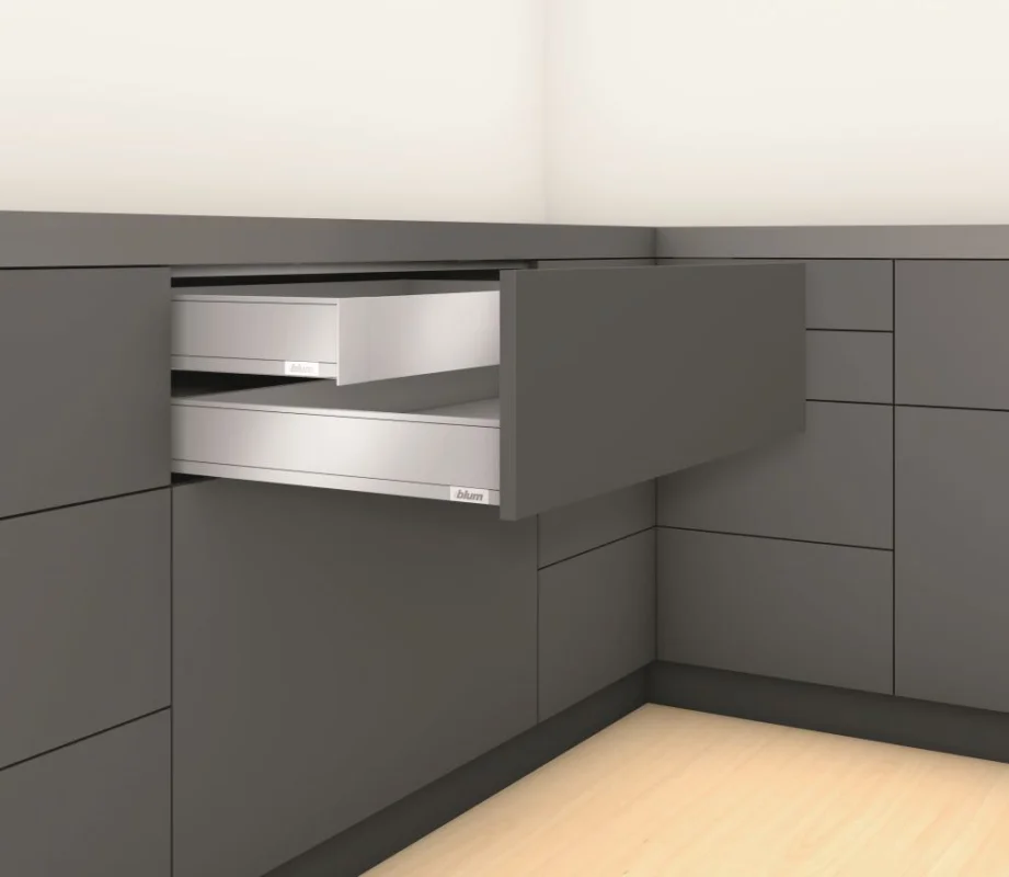K-BLUM Legrabox, zásuvka M 350mm/40kg, Tip-on, bílá, vnitřní Super Cena