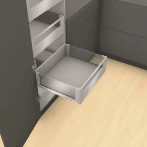 Akční Cena K-BLUM Legrabox, zásuvka C free 500mm/40kg, Tip-on, bílá, vnitřní, reling
