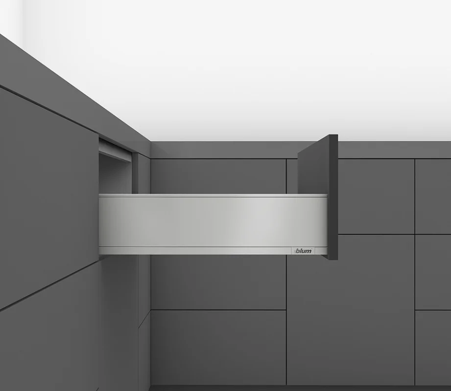 Top Prodej K-BLUM Legrabox, zásuvka K 350mm/40kg, Blumotion/TOB, šedá, Expando