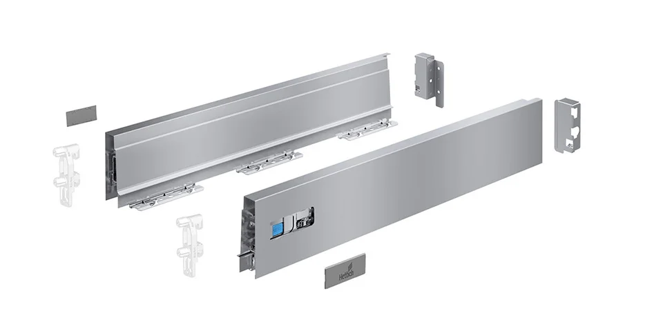 Levný K-HETTICH Atira zásuvka 70, 300mm/50kg, stříbrná, SiSy