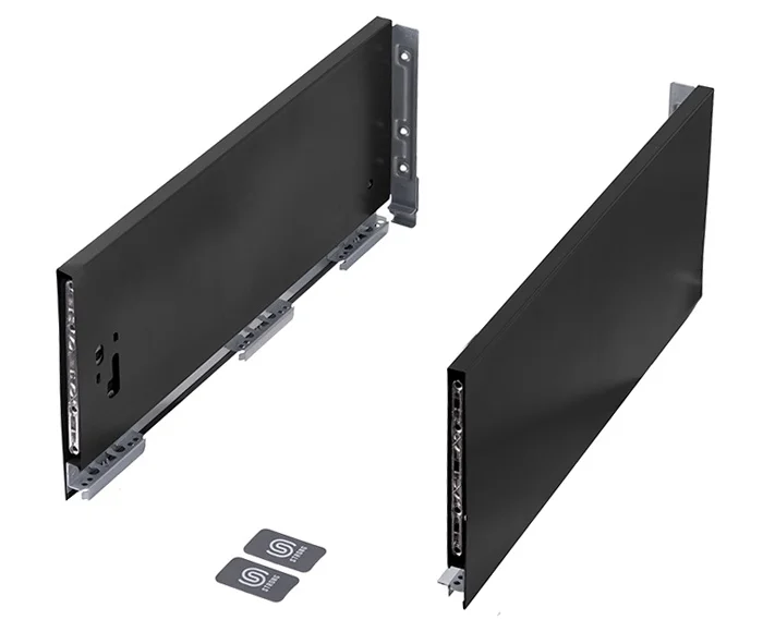 StrongMax 16 bočnice H185/450mm, černá, sada Nízká Cena
