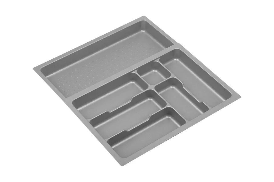 Akce K-StrongIn Příborník s výsuvným bočním vkladem 330-525x490mm šedá