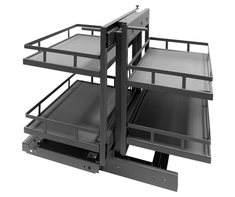 StrongWire rohový mechanismus, 900mm, s tlumením, pravolevý, tmavě šedá Aktuální