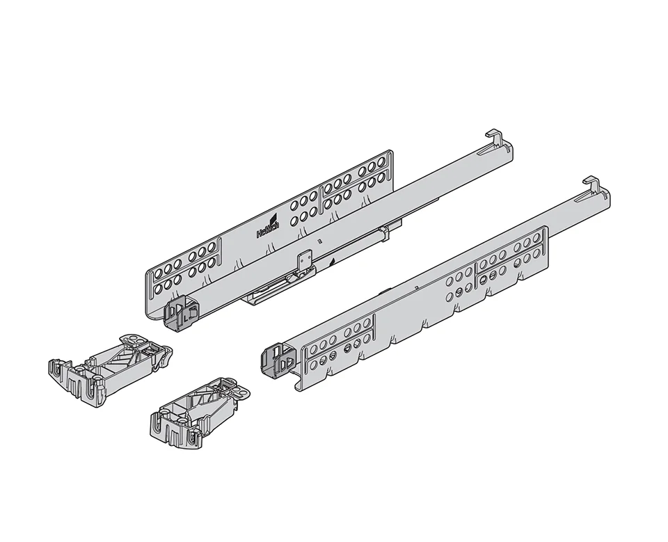 Sezónní Sleva K-HETTICH Quadro YOU skrytý celovýsuv 520mm/30kg, sada pro 16mm, spojky, SiSy
