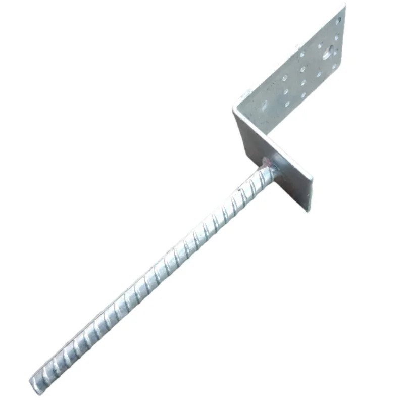 Patka L 80x80 mm s roxorem do betonu, žárově zinkovaná, délka roxoru 250 mm Výhodná Nabídka