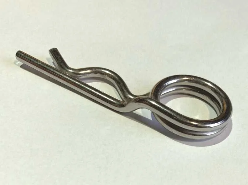 Závlačka nerezová pružinová - dvojitá - 2,5 x 47mm Zlevněný