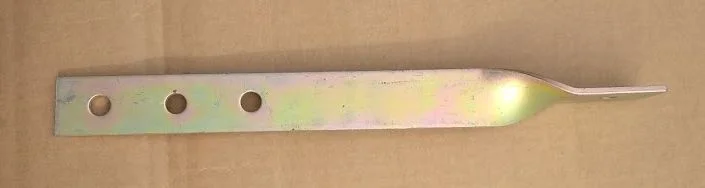 Plotový držák koncový k zabetonování, 400 mm, bílý zinek, pro ztracené bednění Ihned K Objednání