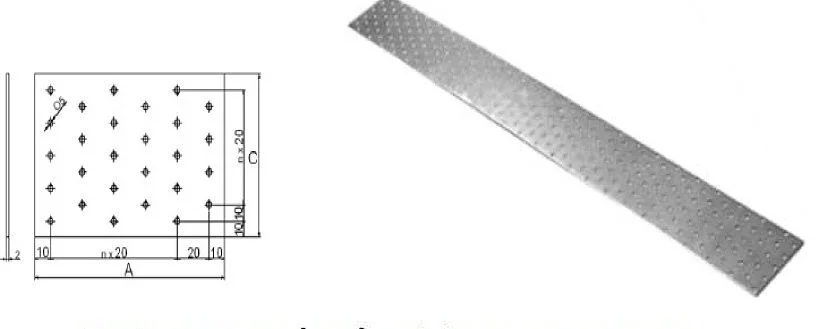 Vysoce Kvalitní Spojovací deska v pasech 1000x40mm