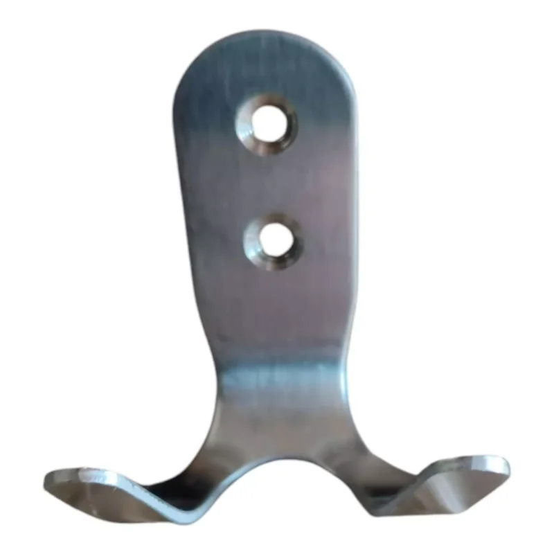 Nerezový dvojitý věšák 63 mm pro koupelnu, kuchyň i venkovní použití Levný