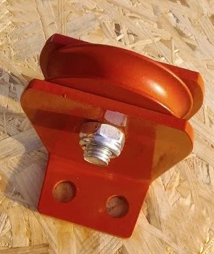 Kladka s ložiskem, příruba k přišroubování, 10/90mm, 1,5t. Značkový