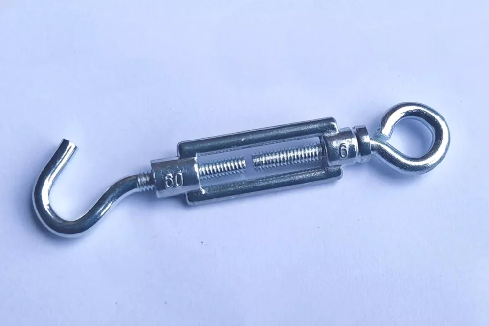 Ověřený Napínák lanový hák - oko M5x50mm (zinková slitina)