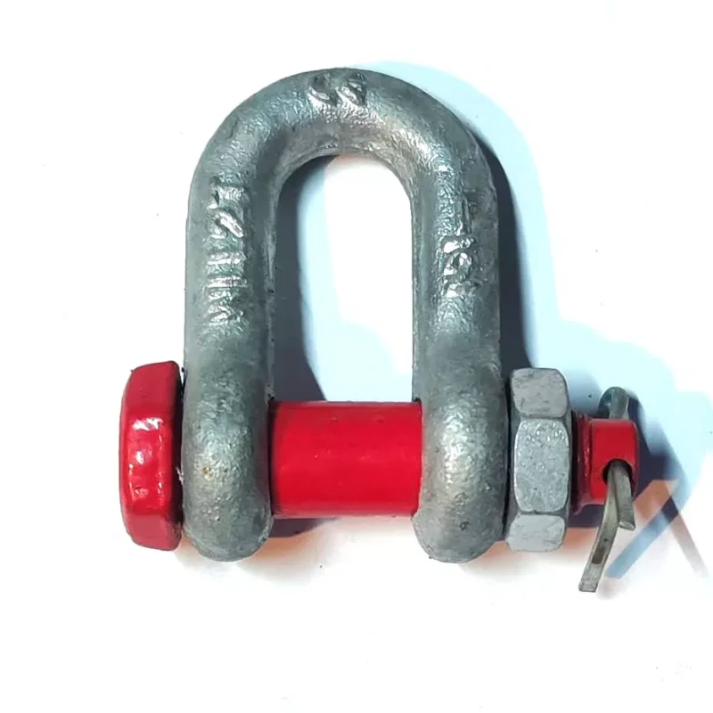 Třmen řetězový s šroubem a závlačkou "D" pevnostní, 11mm, nosnost 1500kg Koupit Online