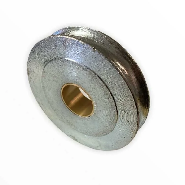Kladka - rolna s ložiskem 100mm, soustružená, lano max 10mm Bezpečná Platba