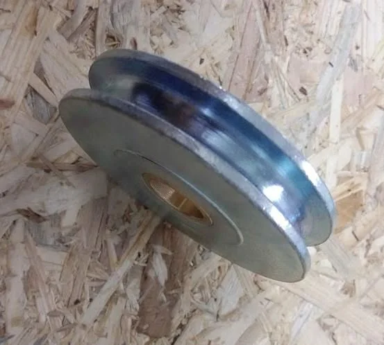 Víkendová Akce Kladka - rolna s ložiskem 100mm, soustružená, lano max 12mm