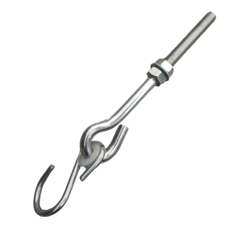 Značkový Houpačkový hák kyvný se závitem M12x270mm - Nerez
