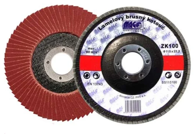 Lamelový kotouč korundový P40, 150mm Poslední Šance