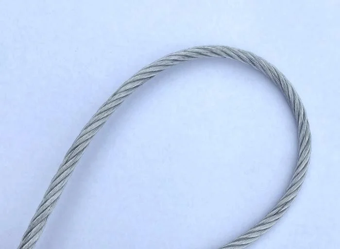 Lano ocelové 5 mm, počet drátu 6x19M - FC, Zn. Zlevněný