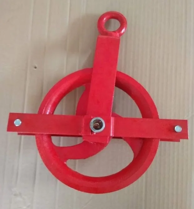 Pouze Dnes Stavební vrátek (250mm) - kladka s okem, nosnost 450 Kg
