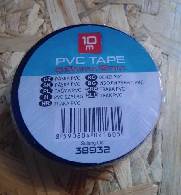 Izolačka elektrikářská PVC šíře 15mm délka 10m, černá Výhodná Nabídka