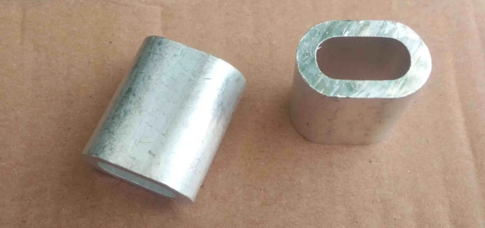 Odeslání Ihned Hliníková lisovací svorka / objímka pro lana do 24mm, DIN 3093