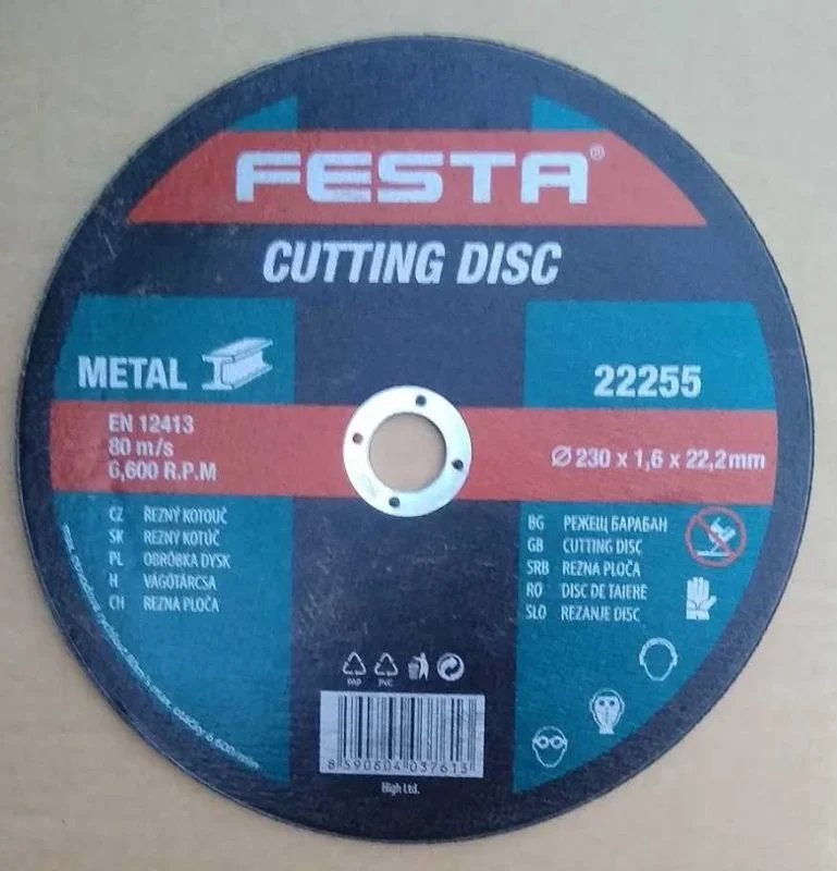 Sezónní Sleva Řezný kotouč na ocel 115 x 1 mm, Festa
