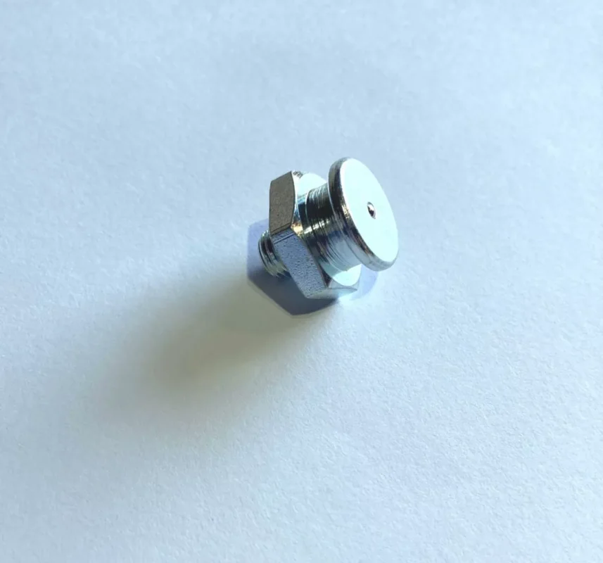 Mazací hlavice - maznička M8 x 1,00 - jemný závit, průměr hlavy 11 mm, DIN 3404, Zn. Přímo Od Výrobce