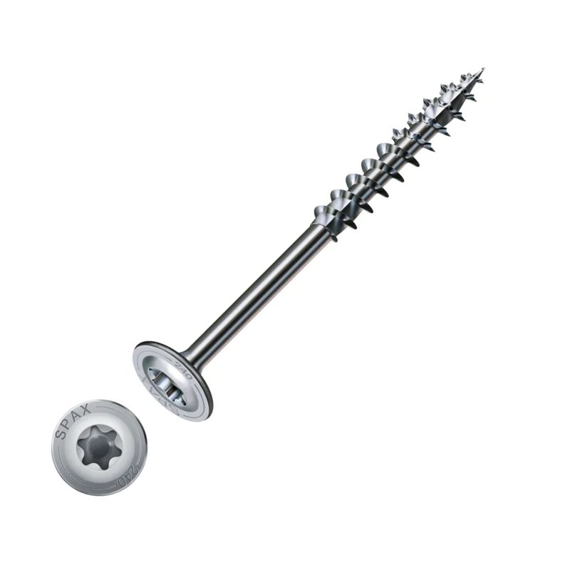 SPAX vrut 8x180/80mm talířová hlava TXS W 4C částečný závit Nová Kolekce