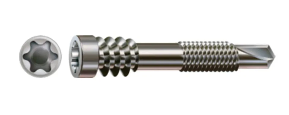SPAX vrut 5x44 terasový do hliníku cylindrická hlava, stříbrný Výhodná Nabídka