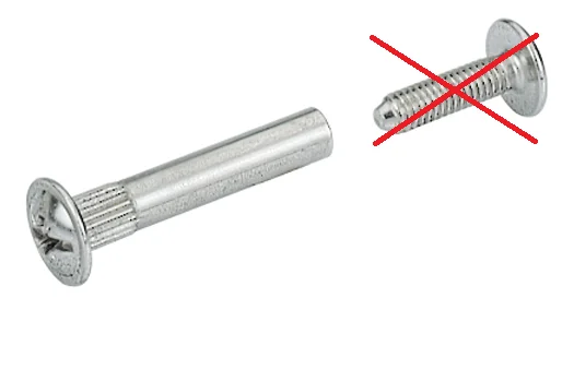 Výprodej HETTICH 1072393 spojovací šroub VHS 35, vrtání 5mm, závit M4, délka 35mm