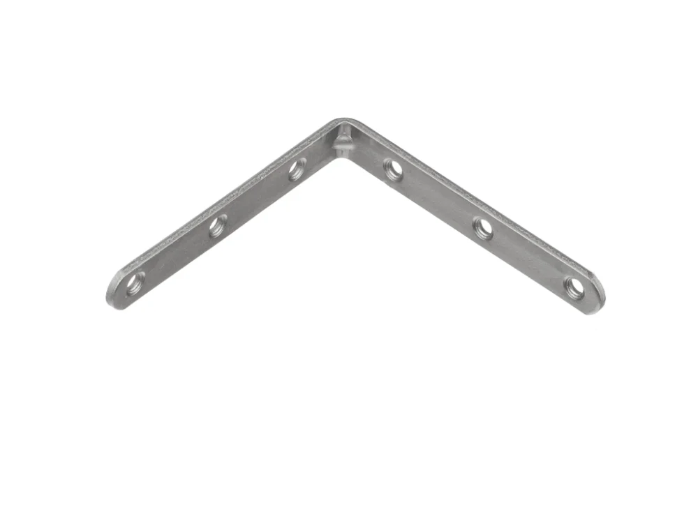 STRONG Úhelník 100x100mm s prolisem zinek bílý Nejlepší Volba