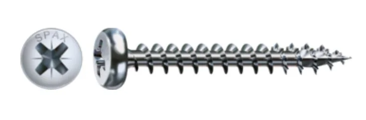 Akční Nabídka SPAX vrut 4,5x16mm půlkulatá hlava PZ W 4C