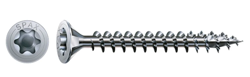 SPAX vrut 4x25mm zápustná hlava TXS W 4C MH Vysoce Kvalitní