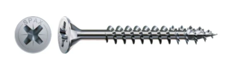 Rychlé Dodání SPAX vrut 5x80mm zápustná hlava PZ,W,4C MH