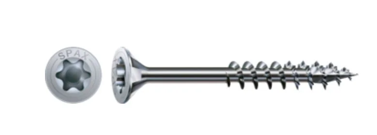 SPAX vrut 5x100/61mm zápustná hlava TXS,W,4C MH částečný závit Levný