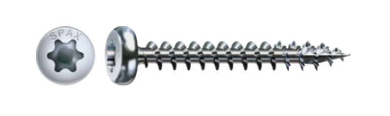 Nejlepší Volba SPAX vrut 5x60 půlkulatá hlava TXS,W,4C,