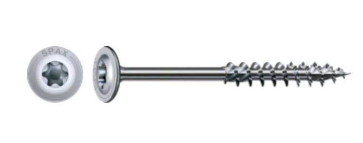 SPAX vrut 8x300/80 talířová hlava TXS, W, 4C, částečný závit Akční Cena