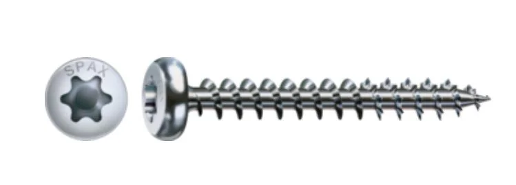 Aktuální SPAX vrut 3x16 půlkulatá hlava TXS, W, 4C