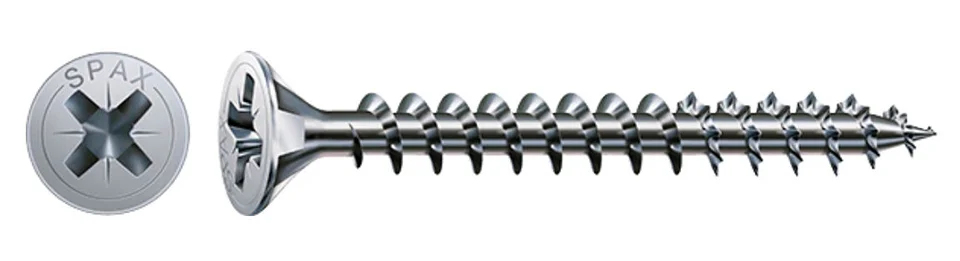 SPAX vrut 3x45 zápustná hlava PZ, W, 4C MH Levný