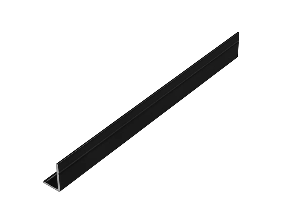 SEVROLL 05140 úhelník Mini 17x11mm 3m černá lesk Zlevněný