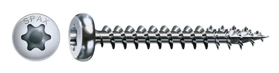 SPAX vrut 4x30 půlkulatá hlava TXS, W, 4C Kup Teď