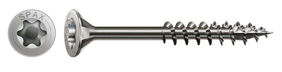 SPAX vrut 4x50/32 zápustná hlava TXS, W, 4C MH, nerez A2, částečný závit Koupit Online