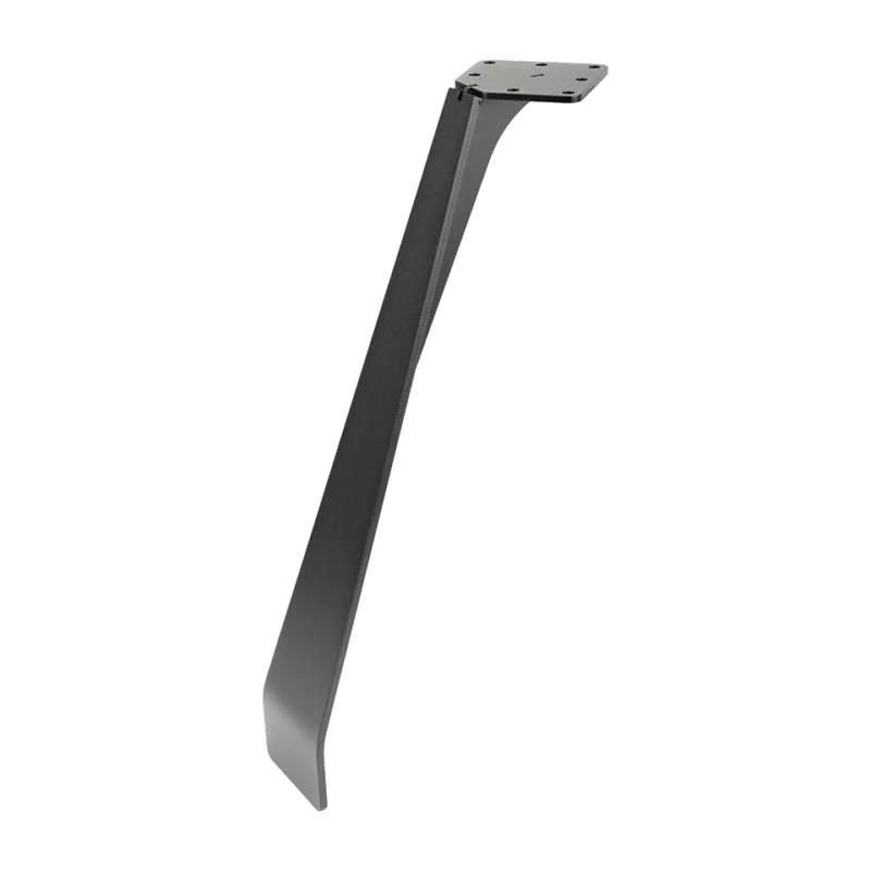 MILADESIGN ET N42080 zkosená stolová noha antracit 420mm Super Cena