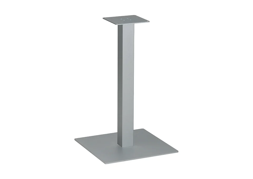 Sleva STRONG Stolová noha centrální 450x450mm stříbrná