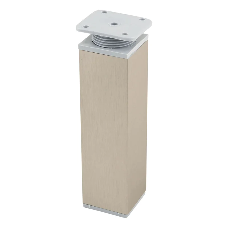 StrongLegs nábytková noha FA009 150Rmm imitace nerezi/šedý plast Sleva