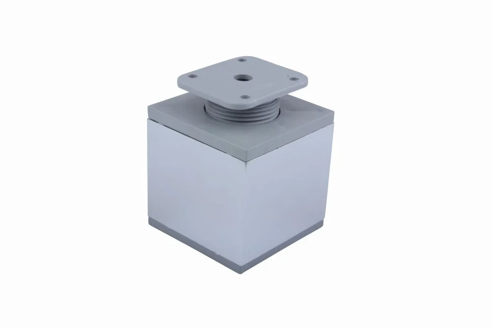 Nábytková noha čtvercová 60x60mm 60mm chrom Cenový Hit