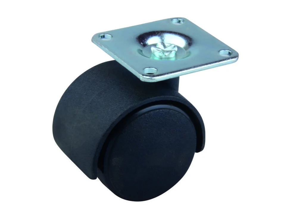 Výprodej StrongCastors kolečko 40mm plotnička černá